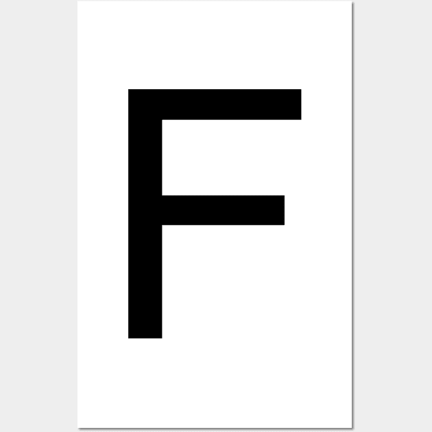 Helvetica F Wall Art by winterwinter